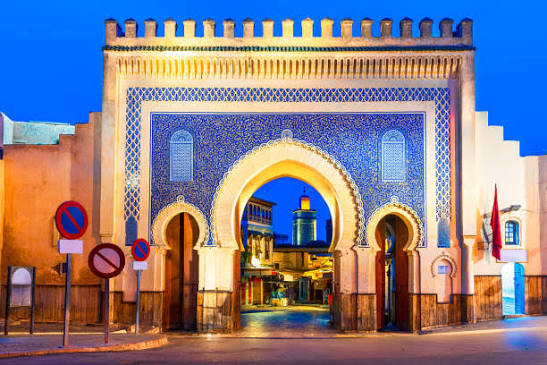 Bab Boujloud (The Famous Blue Gate) Fez Morocco